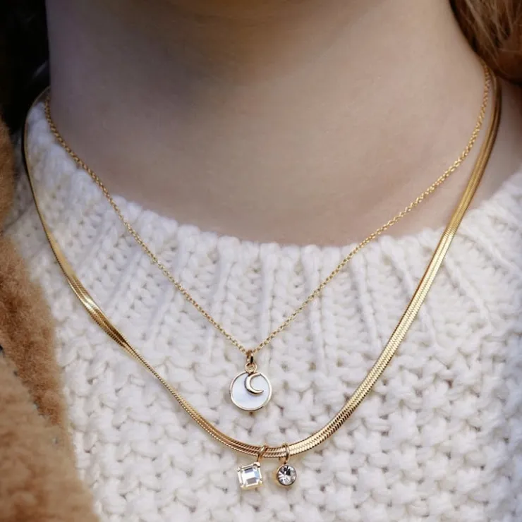 Amor Halsketten | Damenschmuck-NOELANI Kette mit Anhänger Damen