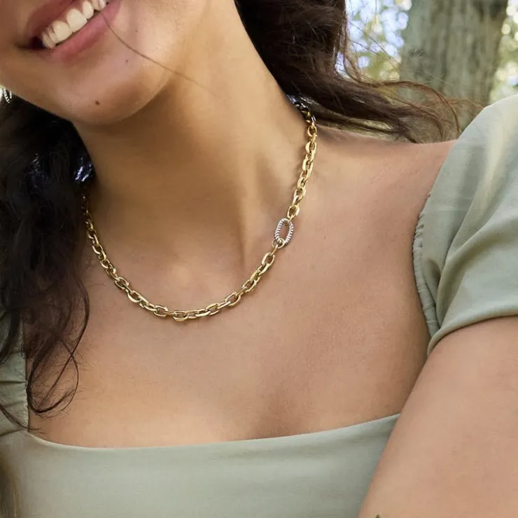 Amor Halsketten | Damenschmuck-NOELANI Kette mit Anhänger Damen