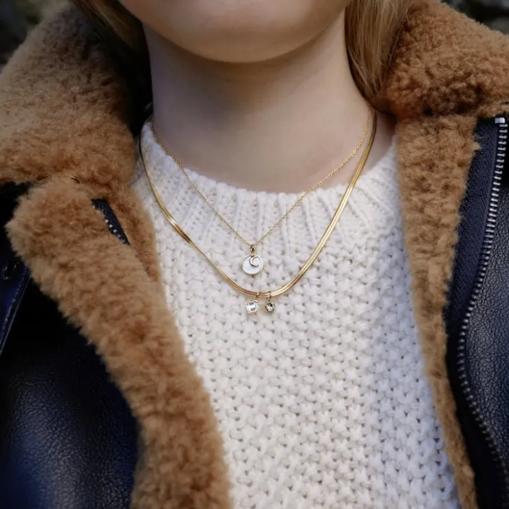 Amor Halsketten | Damenschmuck-NOELANI Kette mit Anhänger Damen