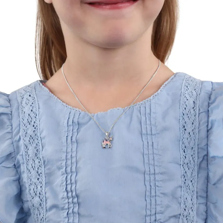Amor Halsketten | Kinderschmuck-Prinzessin Lillifee Kette mit Anhänger Mädchen