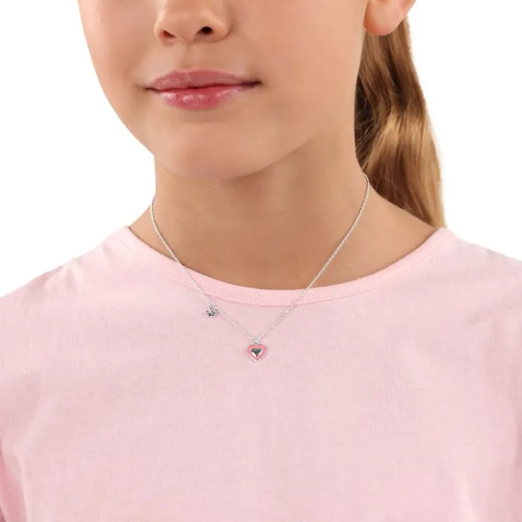 Amor Prinzessin Lillifee | Kinderschmuck-Prinzessin Lillifee Kette mit Anhänger Mädchen