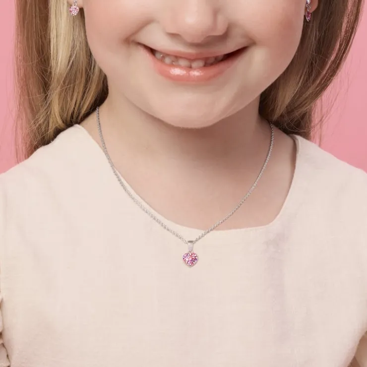 Amor Halsketten | Kinderschmuck-Prinzessin Lillifee Kette mit Anhänger Mädchen